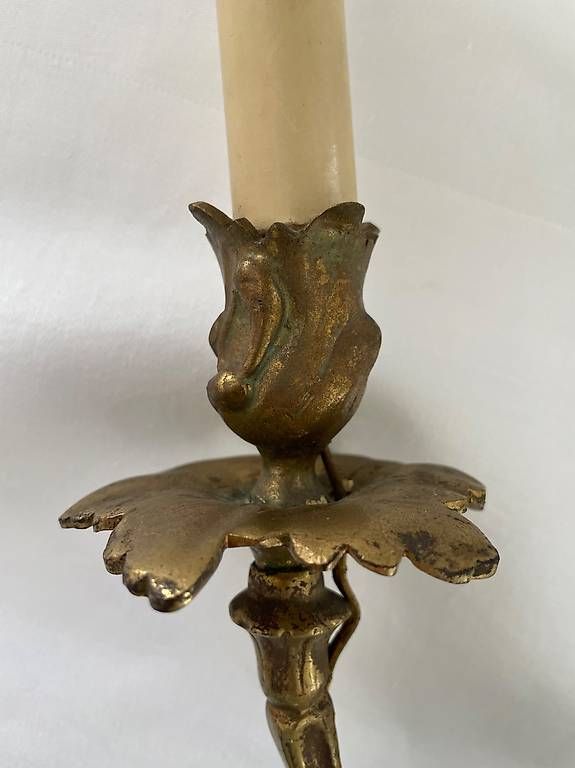 Lampade: Paire d appliques bronze doré  – Usato da Aigle venduto da Laurent1188 3