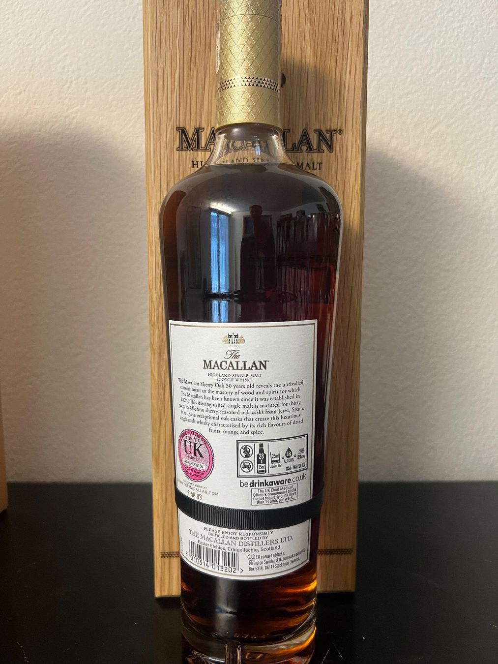 Macallan Bevande alcoliche: Macallan 30yo Sherry Cask 2022 Release – Nuovo e nell'imballaggio originale da Zürich venduto da maausi 3