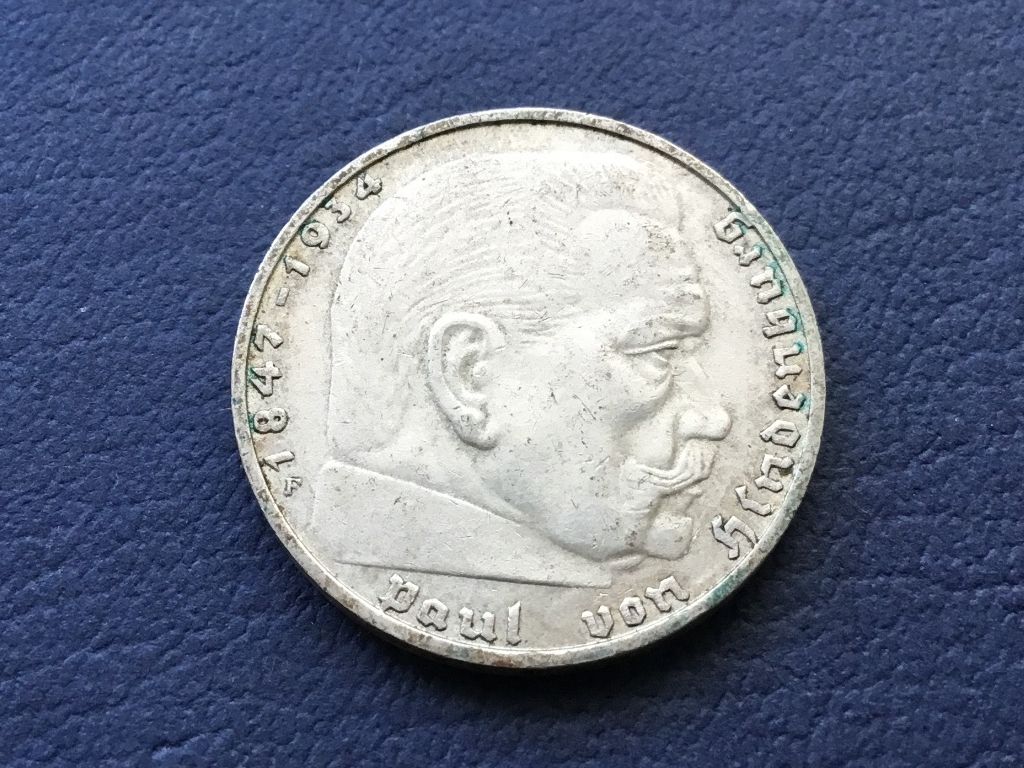 Tutti le monete: 2 Reichsmark 1937 F. – Usato da St. Margrethen SG venduto da alfapeugeot10 1