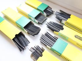 Minitrix ca. 80 x Schienen Gerade & Kurven Spur N
