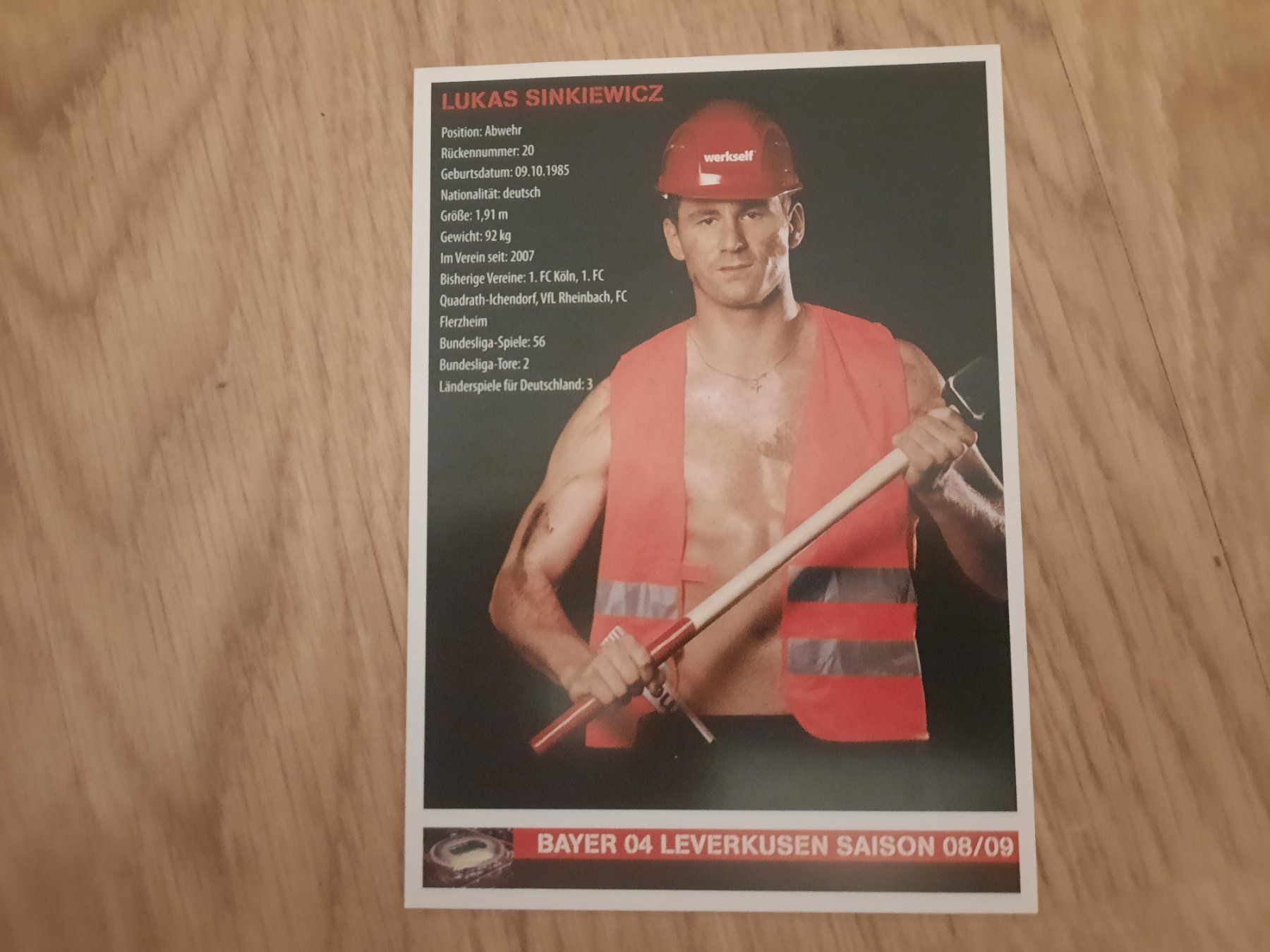 Autografi: Lukas Sinkiewicz / Bayer 04 Leverkusen – Usato da Worben venduto da ersa01 3