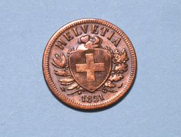 2 Rappen 1851