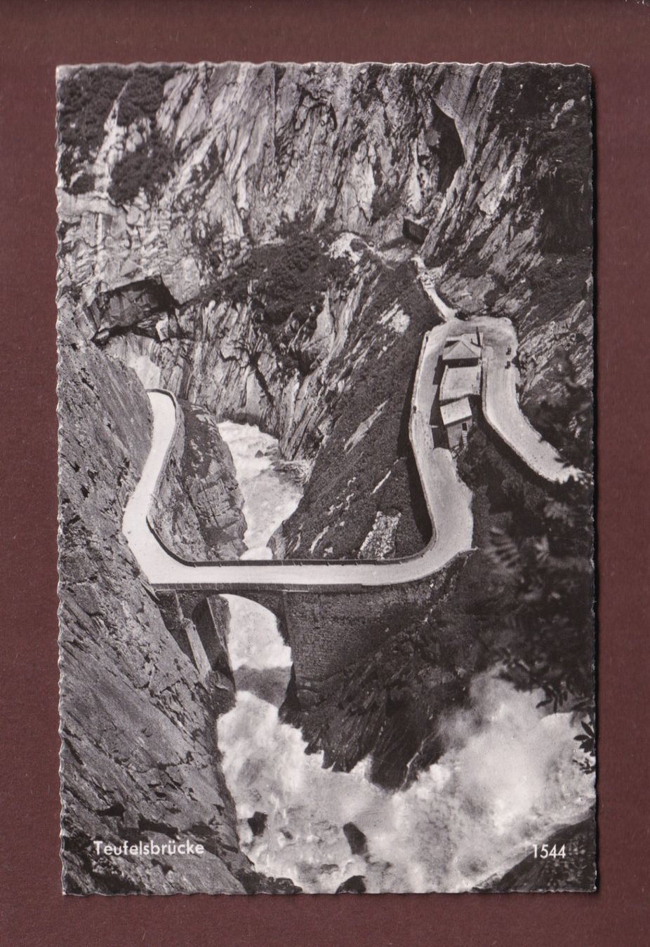 Cartoline postali: TEUFELSBRÜCKE – Usato da Pully venduto da nicecards-shop
