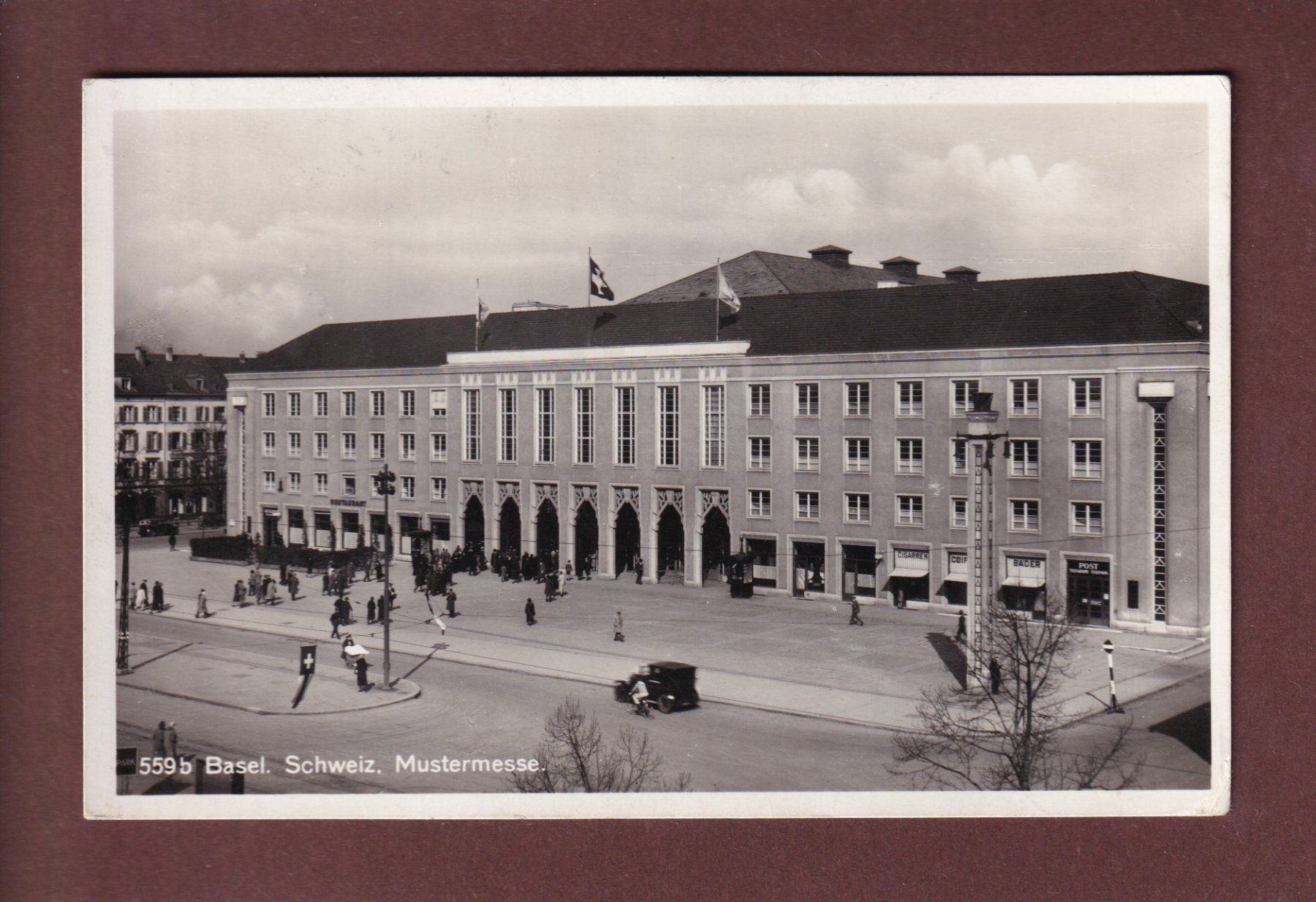 Cartoline postali: BASEL - Mustermesse - 1933 – Usato da Pully venduto da nicecards-shop