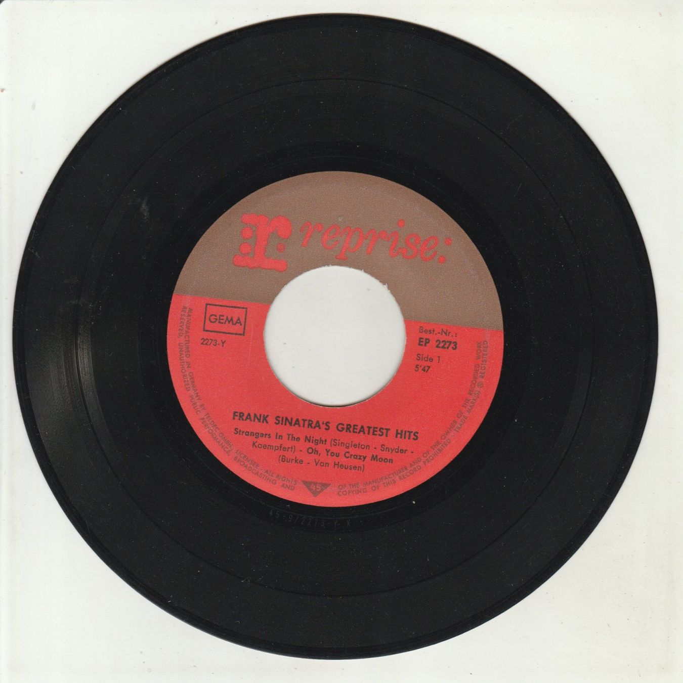 Dischi in vinile: Frank Sinatra - Frank Sinatra's Greatest Hits 7" Vinyl EP – Usato da Tübach venduto da JamesStone 2