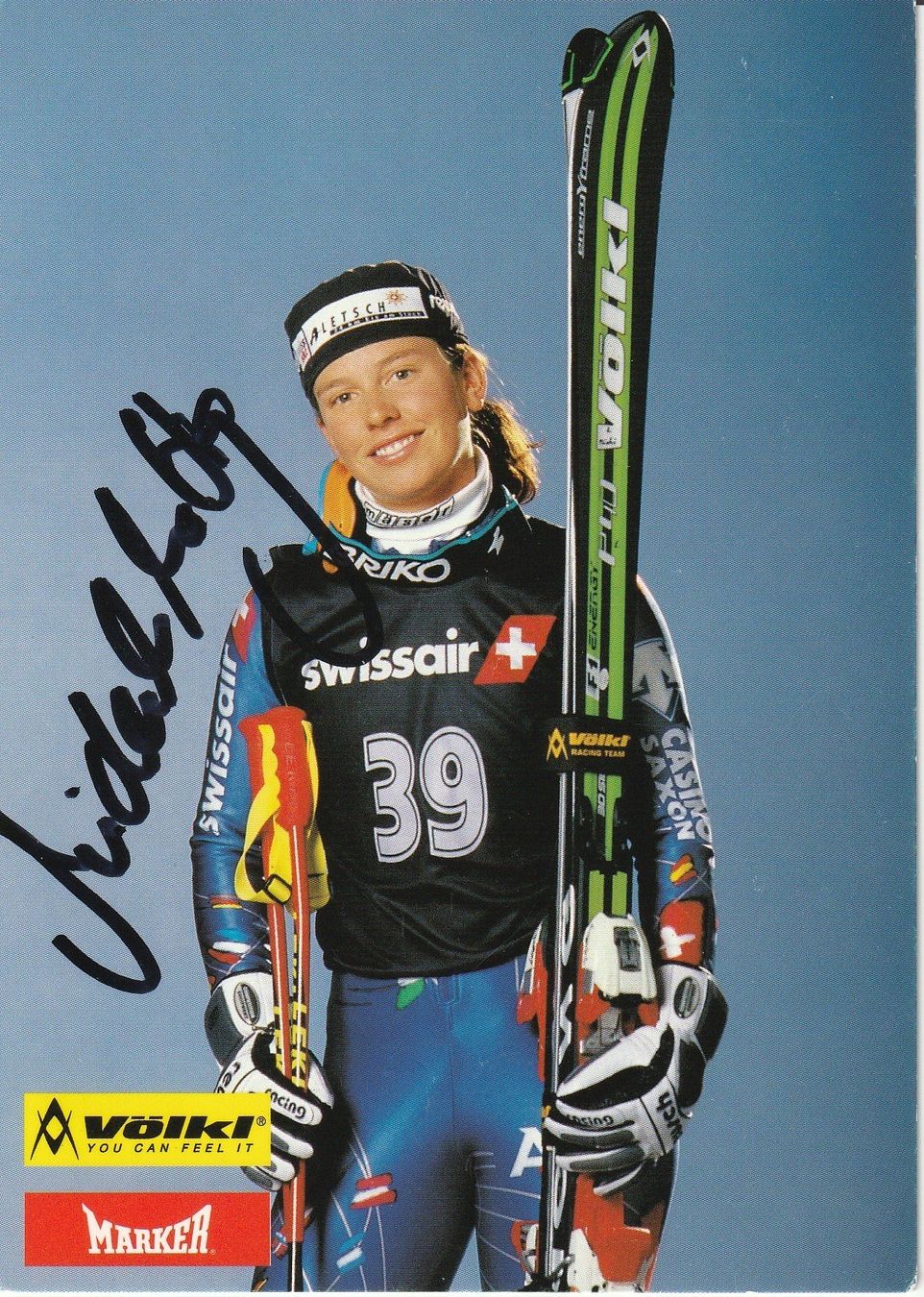 Autografi: Michaela Mattig / Originalautogramm – Usato da Schwyz venduto da racingautographs