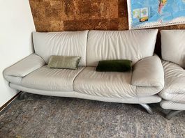 Zwei Ledersofas 200/160