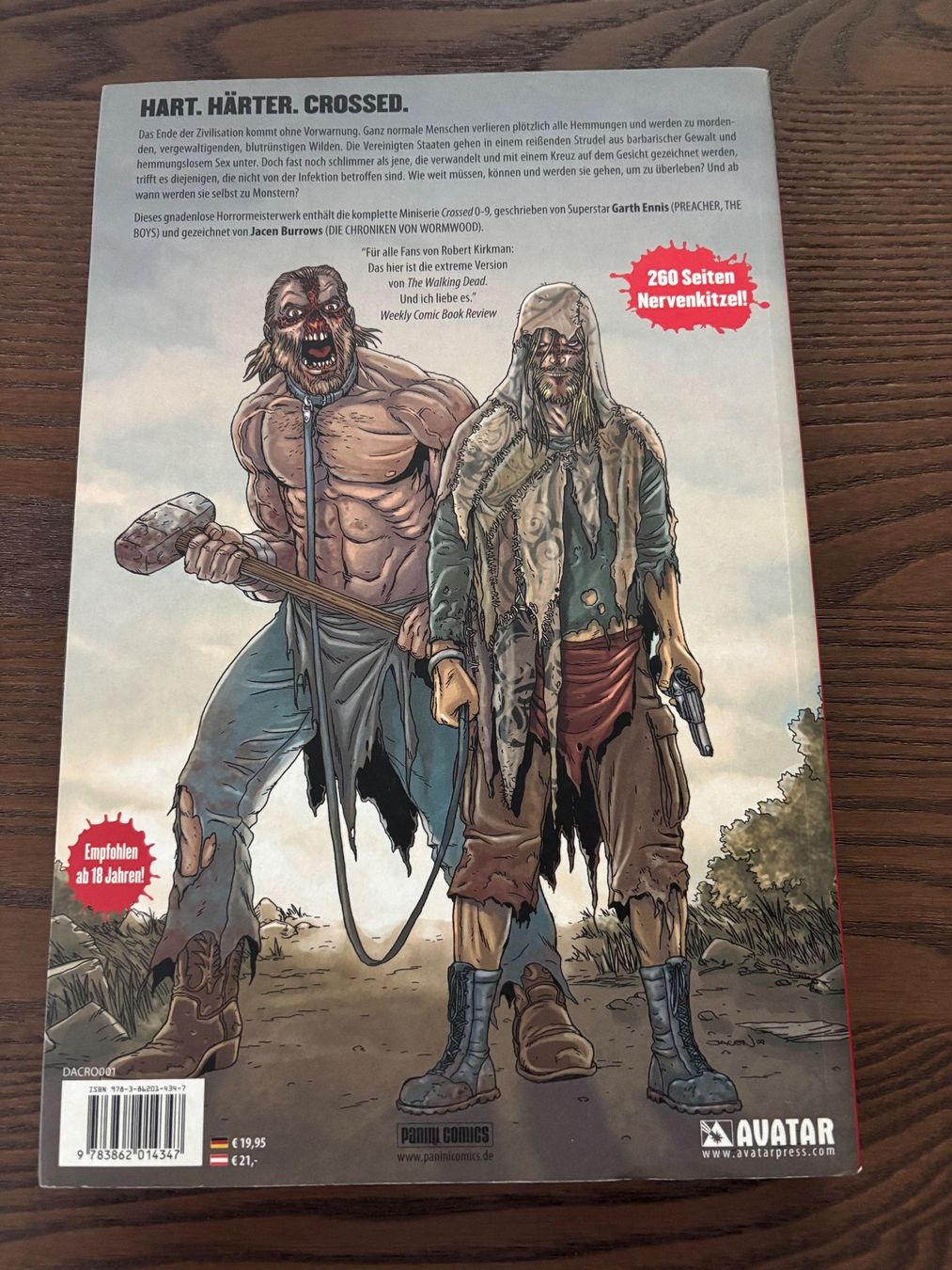 Fumetti: Crossed / Band 1 – Usato da Berg TG venduto da Volker-Kampfgarten 1