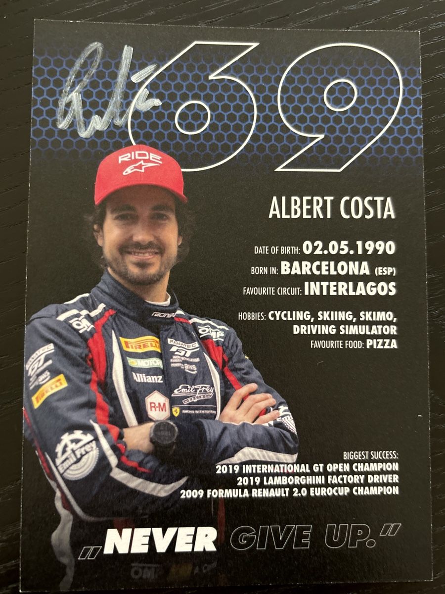 Autografi: Signierte Autogrammkarte Albert Costa 2023 – Usato da Uetendorf venduto da hoisle