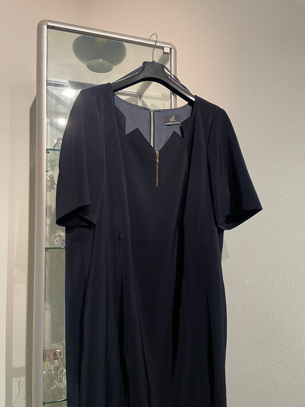 Kleider: Damen Kleid Gr 52 marineblau – Neu (gemäss Beschreibung) aus Emmenbrücke von Ladyboutique 8