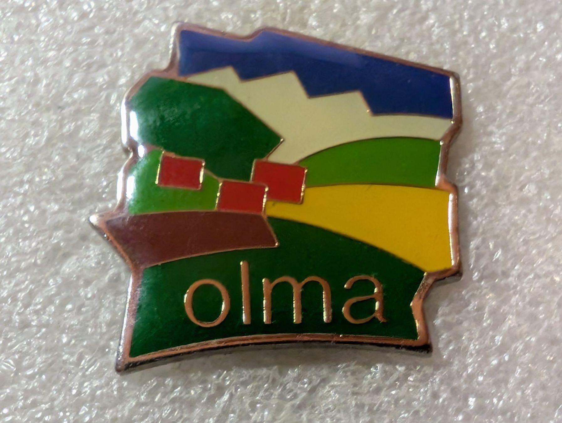 Placchette & Badge: Ansteckpin 137: Olma – Usato da Oppligen venduto da Pin-Fall-Shop
