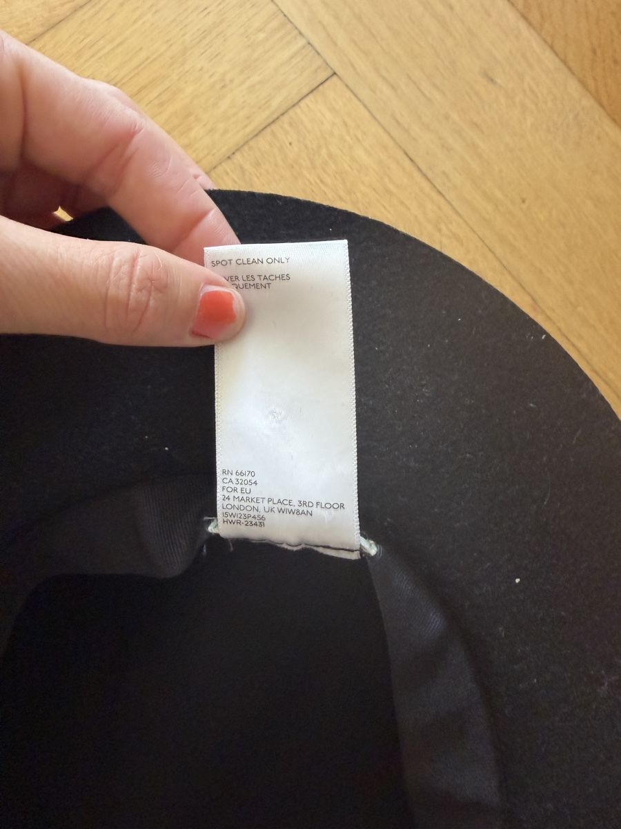 Copricapi, berretti & cappellini: Filshut, Schwarz – Usato da Zürich venduto da Nadgb1303 3
