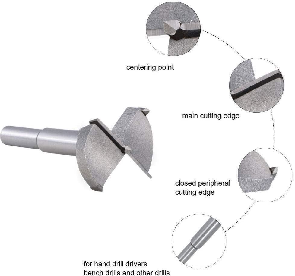 Tutti gli attrezzi: Dübelbohrer Holzbohrer Forstner Bit Set – Nuovo (secondo la descrizione) da Thun venduto da 365buy 2