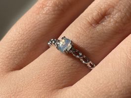 Top！Echter Australischer Opal – Edelsteinring