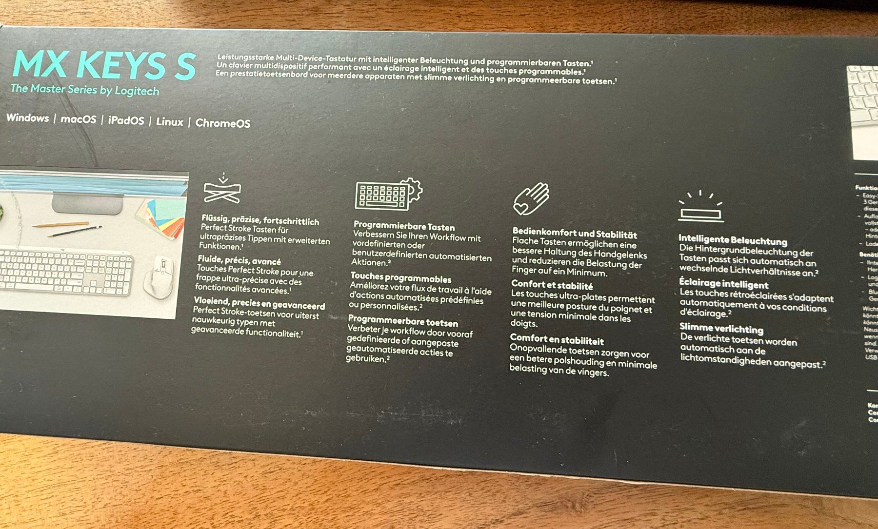 Logitech Tastiere: Tastatur Logitech MX Key S – Nuovo (secondo la descrizione) da Guntershausen venduto da acquamarin02 3