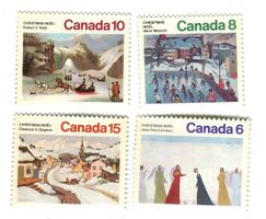 Briefmarken "Weihnachten". Kanada.