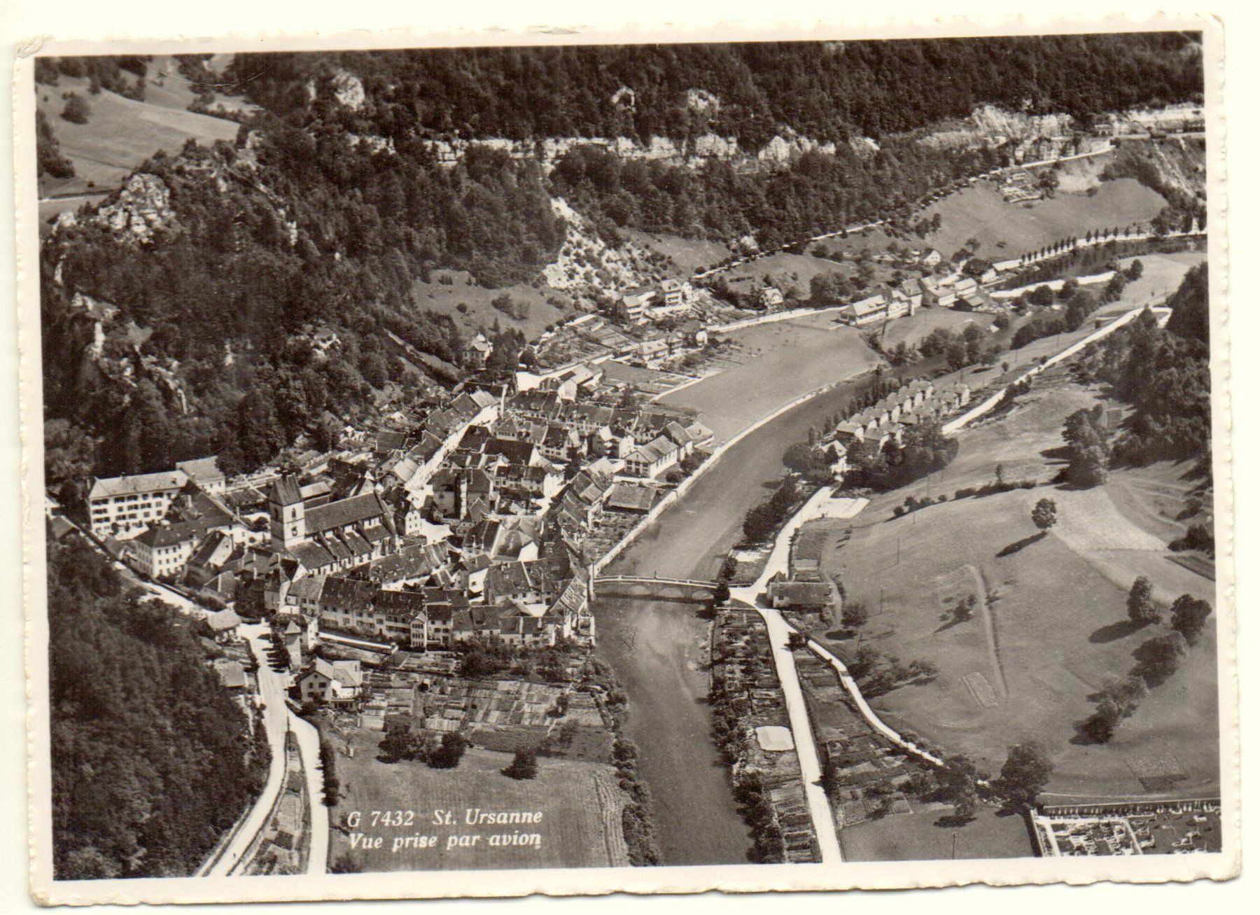 Ansichtskarten: ST. URSANNE Vue prise par avion – Neu (gemäss Beschreibung) aus Jona von philajona