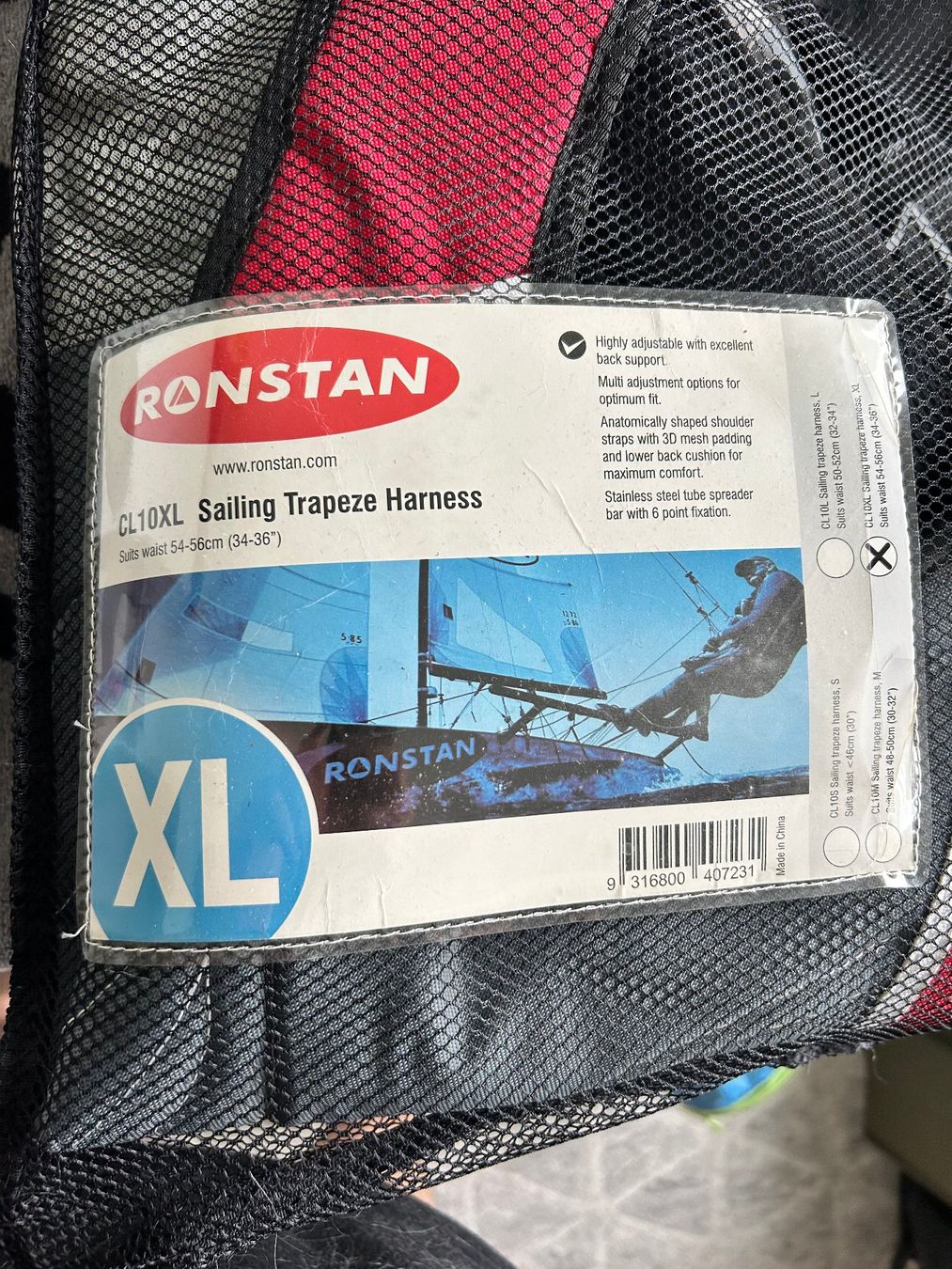Kletterausrüstungen: Ronstan Sailing CL10 Trapezgurt – Neu (gemäss Beschreibung) aus Ebikon von Pingu2810