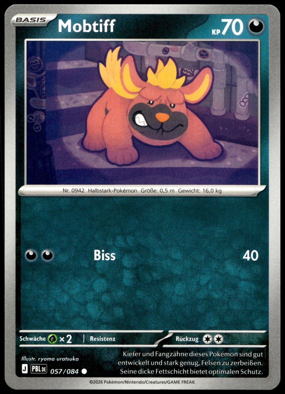 Pokémon Carte collezionabili: Mobtiff (PBL DE 057/084) – Usato da Affoltern am Albis venduto da Chiesa_5