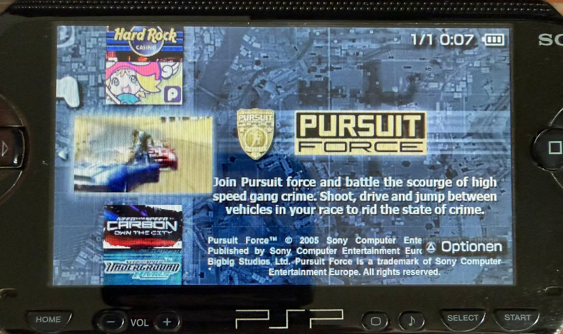Sony Console: PSP 1004 gehackte Version mit 8 Games, Hülle, OVP, Netzteil – Usato da Dielsdorf venduto da Stefan1980 6