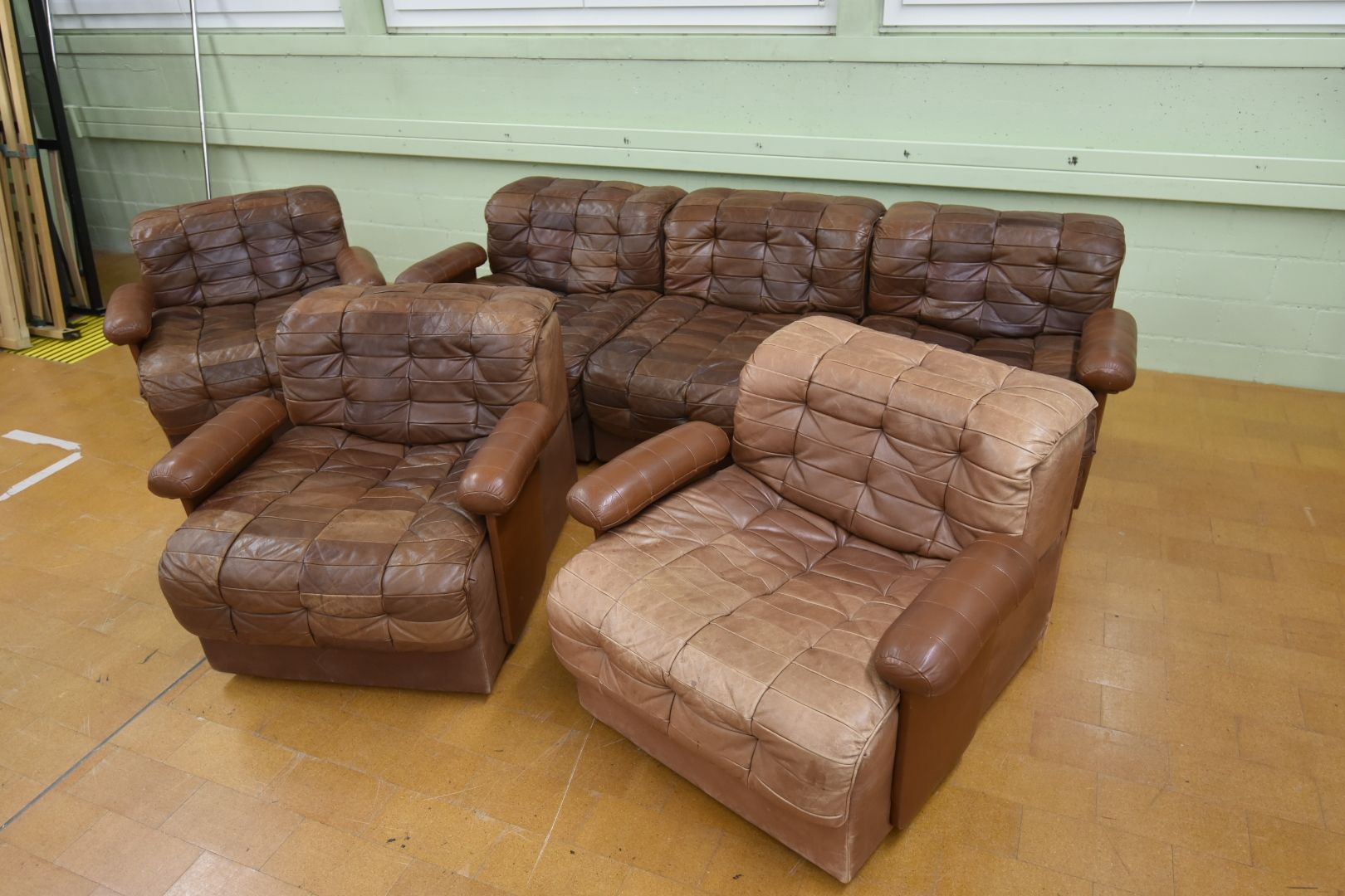 De Sede Divani: Designklassiker De Sede DS11 Patchwork Sofa modular – Usato da Lichtensteig venduto da Polsterwerk 5