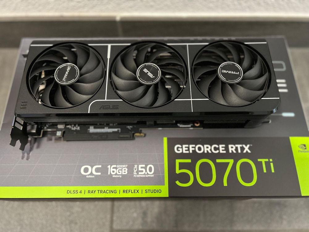 RTX 5070Ti Asus Prime OC Variante mit Garantie bis 2028 (Neu (gemäss ...