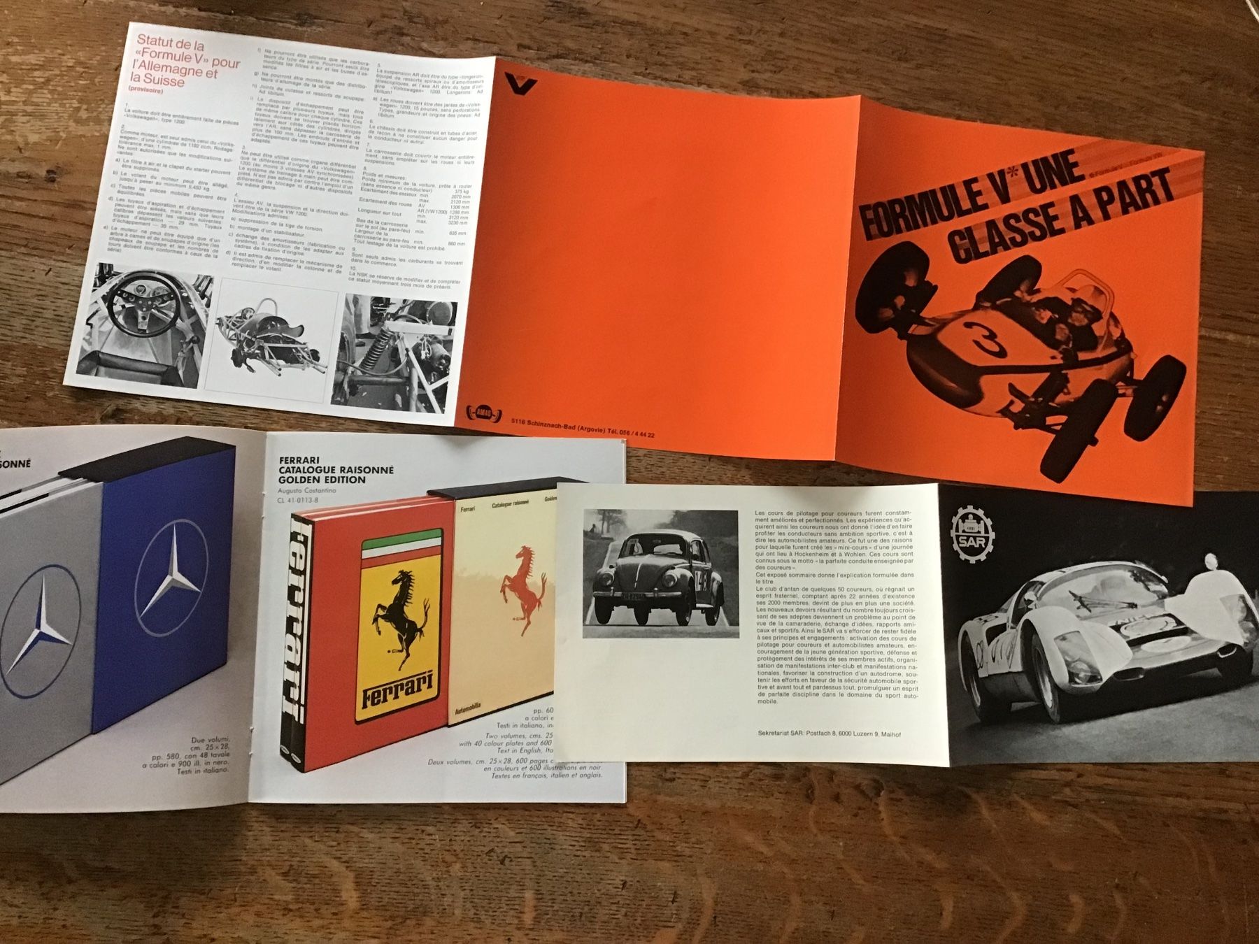 Documenti: Lot de 3 petits prospectus publicitaires vintage oldtimer – Usato da Fully venduto da Ruby97 2