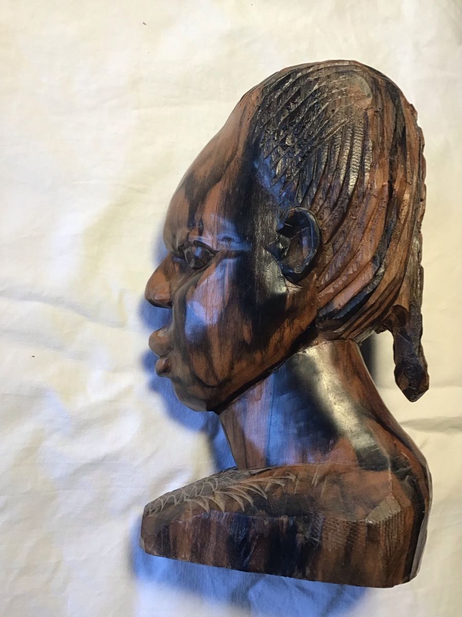 Sculture & Statue: Ebenholz Büste aus Afrika – Usato da Zimmerwald venduto da Holzdata1 1
