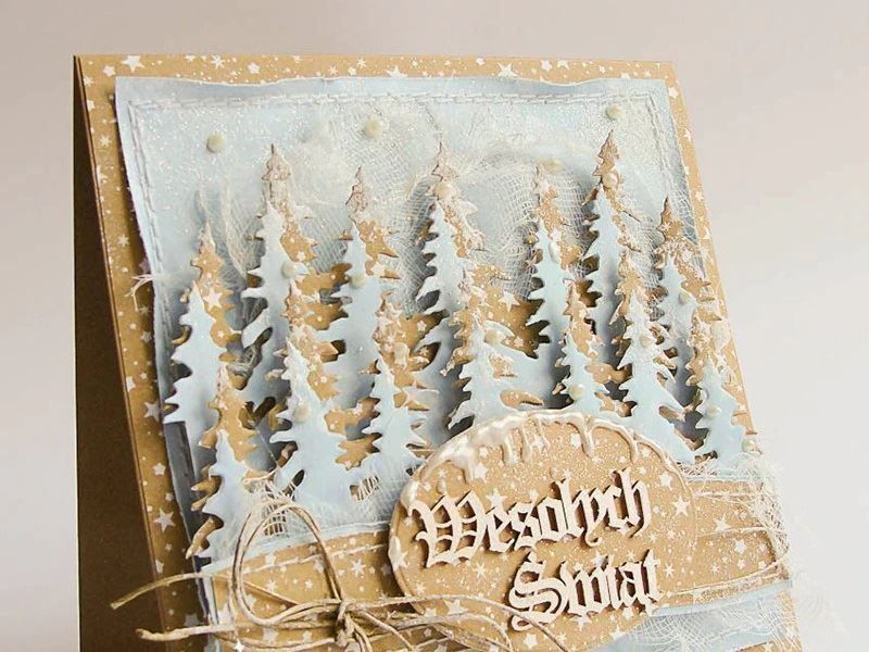 Sciablone: TANNENWALD WEIHNACHTEN STANZSCHABLONE – Nuovo e nell'imballaggio originale da Affoltern am Albis venduto da Makianwa