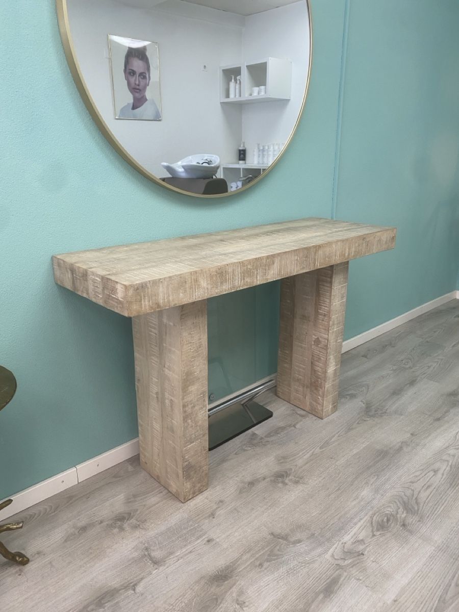 Allestimento di negozi e stand fieristici: 2 Tables Console Blak Mango marque mutoni möbel – Nuovo (secondo la descrizione) da Zürich venduto da PAPILLON-BLEU