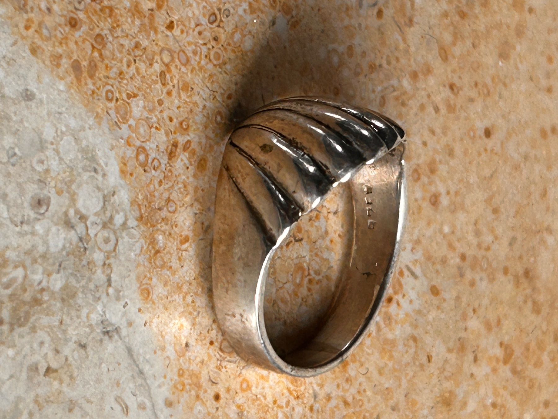 Anelli: Silber Ring,  Muschel (Grösse 51) – Usato da Dittingen venduto da Bellevista 9