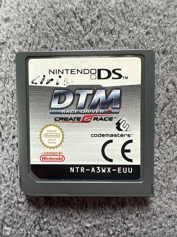 Nintendo Giochi: Nintendo DS: DTM Race Driver – Usato da Altendorf venduto da S.Maechler