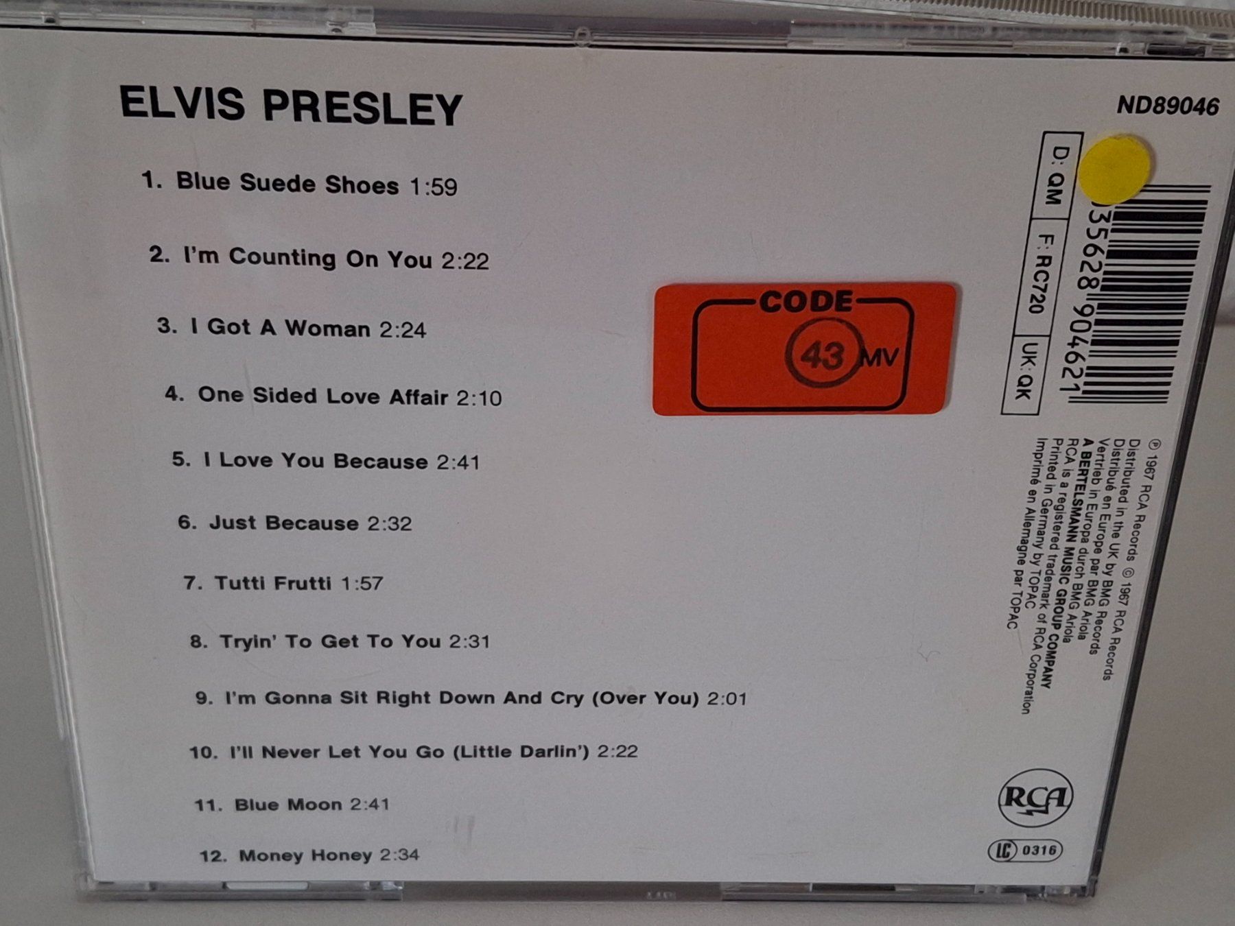 CDs: CD Elvis Presley - Elvis Presley – Gebraucht aus Aarberg von Jackup1 1