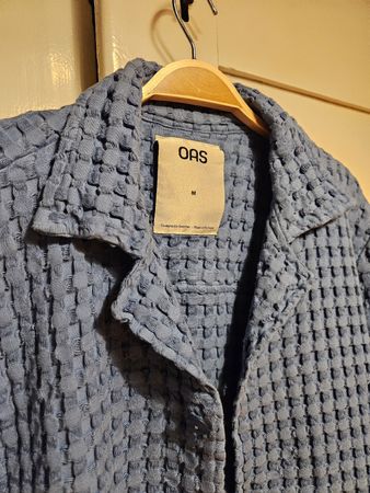 Hemd OAS Grösse M kurzarm blau neuwertig 