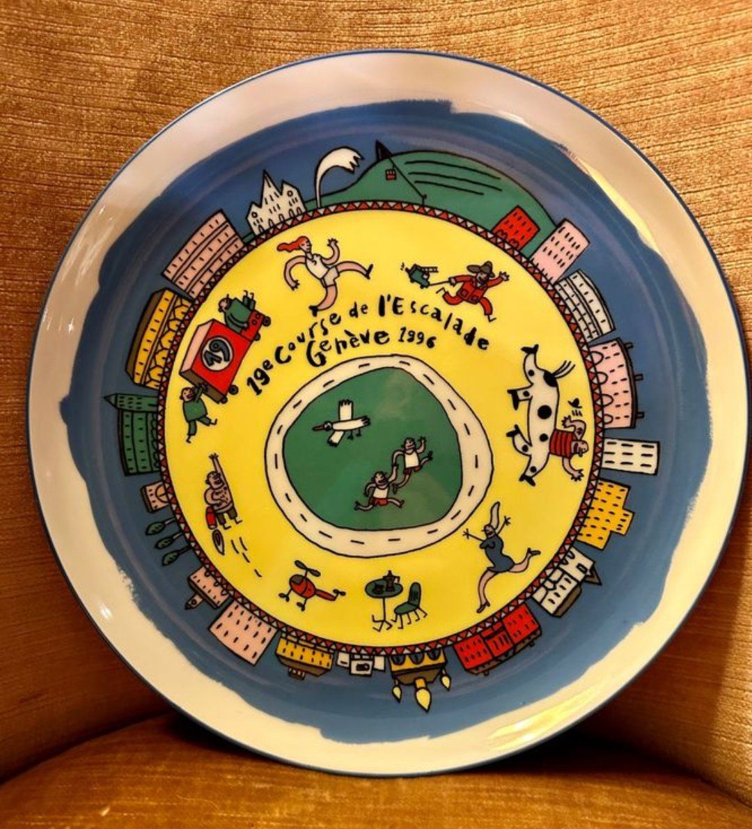 Piatti: Assiette de la course de l’Escalade 1996 – Nuovo e nell'imballaggio originale da VERNIER venduto da _Swiss_