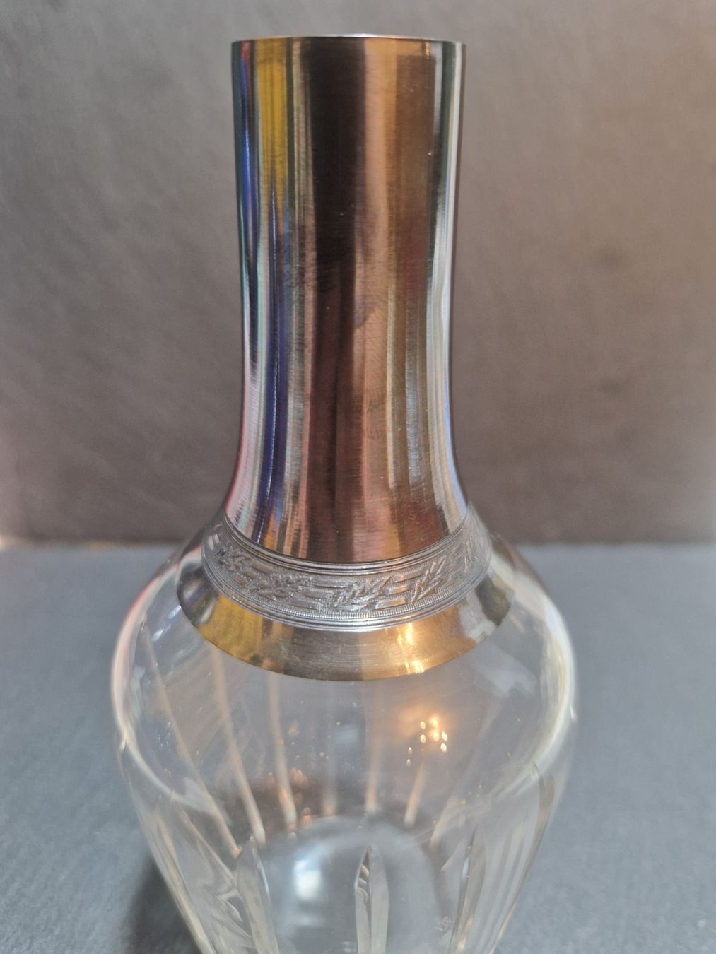 Caraffe: Antike Jugendstil Likörkaraffe / Flakon – Usato da Winterthur venduto da Sadega 2