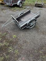 Anhänger Fahrrad Anhänger Ladeflaeche Holz Metall