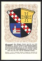 Kappel /ZH, Wappen der Gemeinde mit Zist