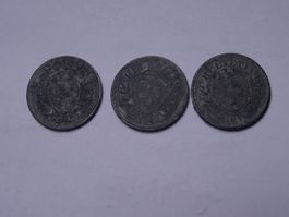 3 x 1 Rappenstücke ab 1.--