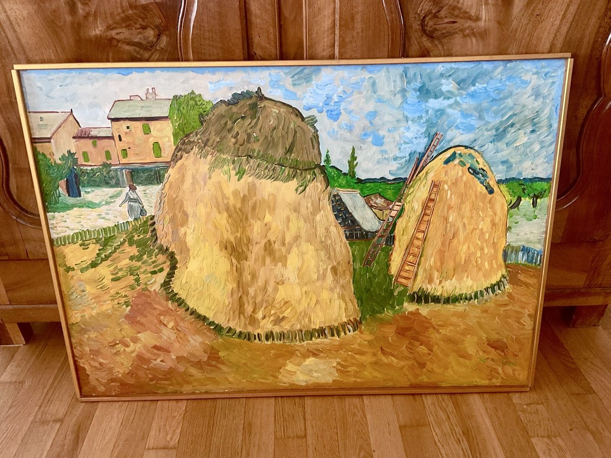 Gemälde: Heuschober in der Provence - Van Gogh – Gebraucht aus Fribourg von SL1966