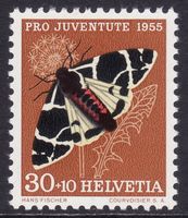 Pro Juventute SBK-Nr. 161 (Gelber Bär 1955) postfrisch **