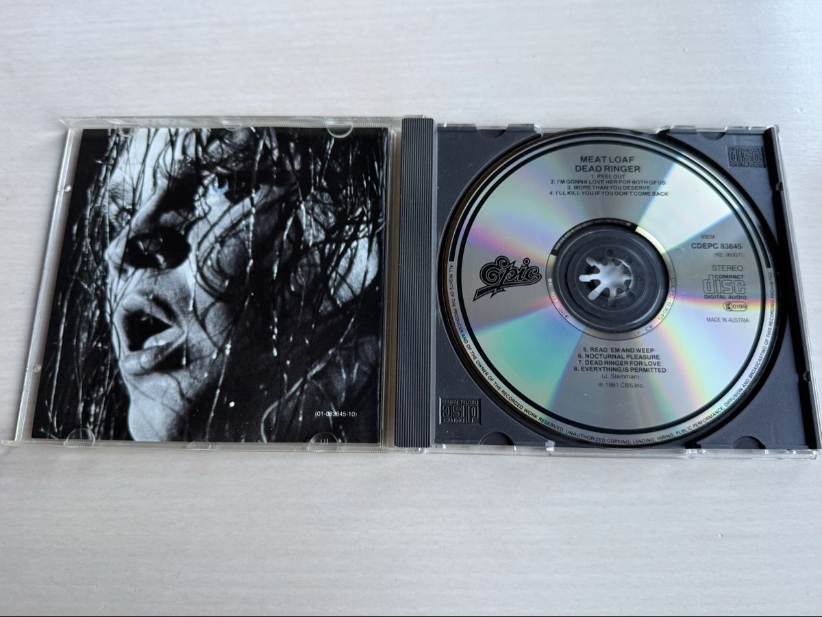 CD: Meat Loaf - Dead Ringer CD - Original 1981 Album Epic – Usato da Oberried Brienz venduto da Chyara 2
