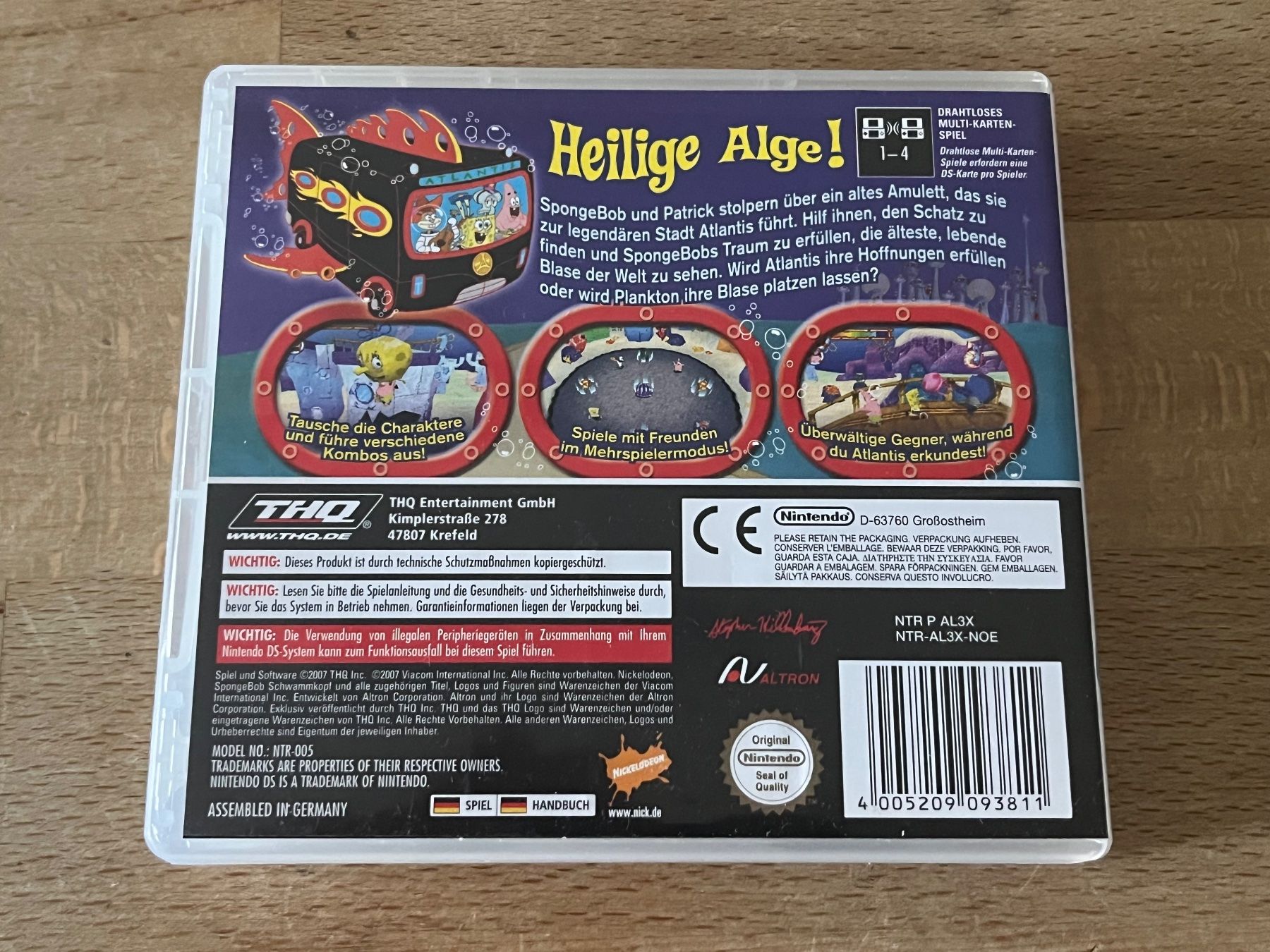 Nintendo Giochi: Spongebob Atlantisches Abenteuer, Nintendo DS – Usato da Thalwil venduto da ranx 3