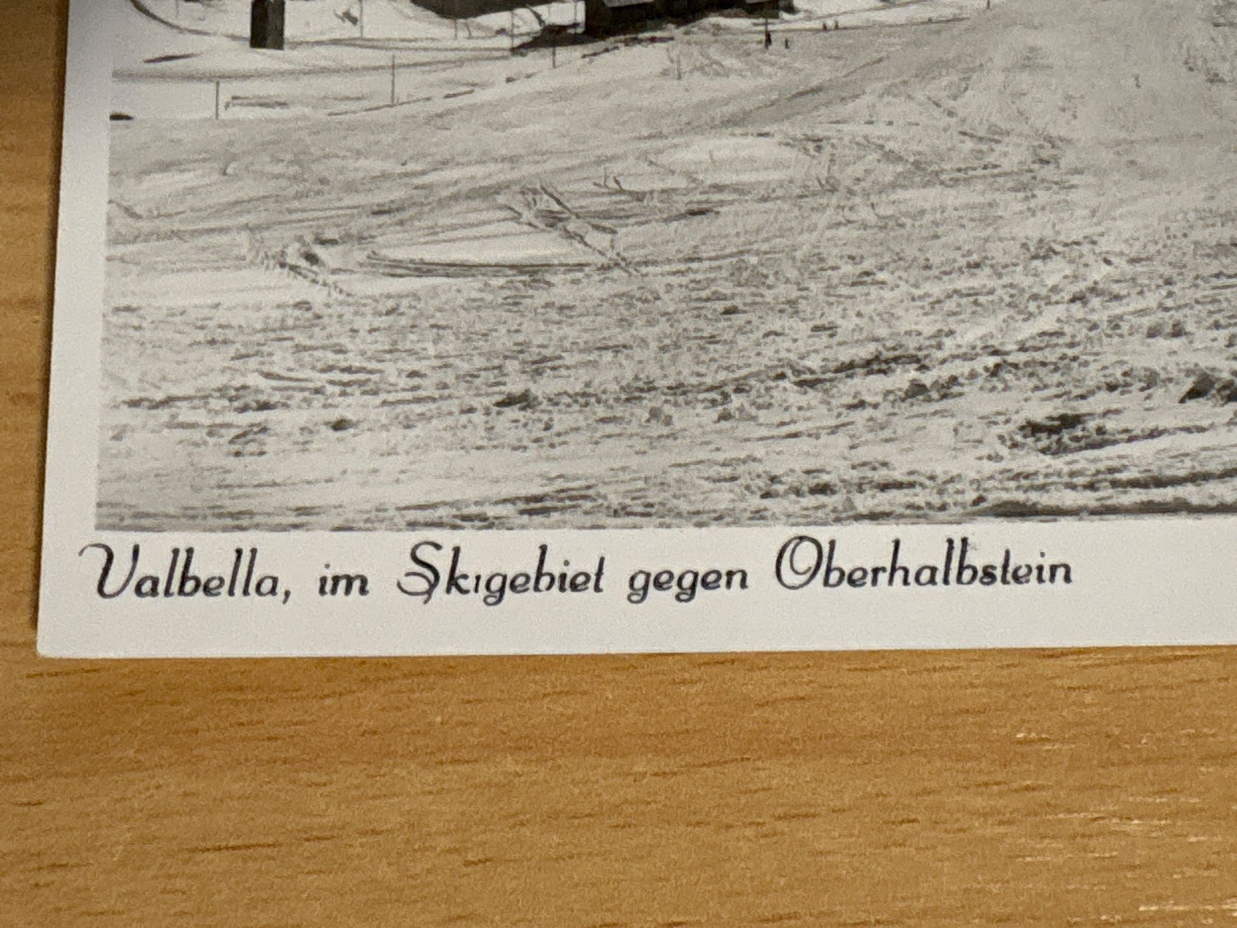 Cartoline postali: Valbella Skigebiet Oberhalbstein, alte Ansichtskarte, Top... – Usato da Ibach venduto da lisch3 1