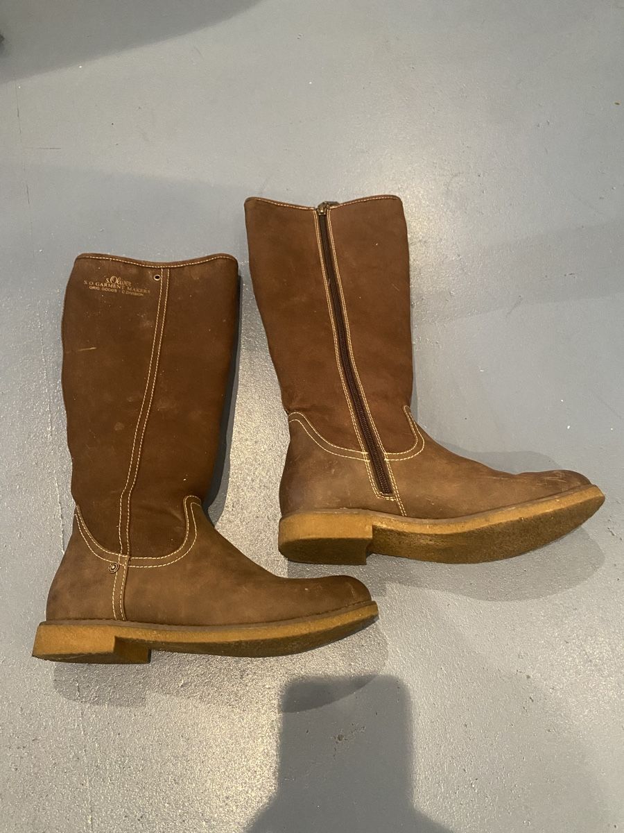 S.Oliver Scarpe da donna: Winterstiefel, braun. S. Oliver, Gr. 38 – Usato da Dornach venduto da Dlimi 1