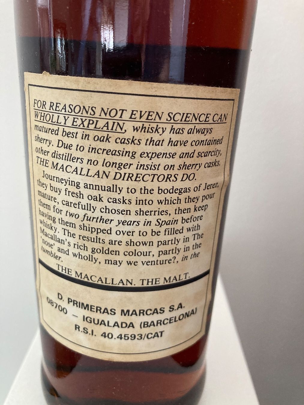 Macallan Bevande alcoliche: MACALLAN 12 years von ca 1990 – Nuovo (secondo la descrizione) da Roggwil BE venduto da Maui2000 4