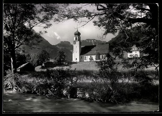 Ansichtskarten: AK Schwende /App., Kirche am Fluss – Gebraucht aus Berlin von bartko-reher