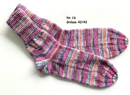 Socken handgestrickt   Gr.42/43   Nr.16