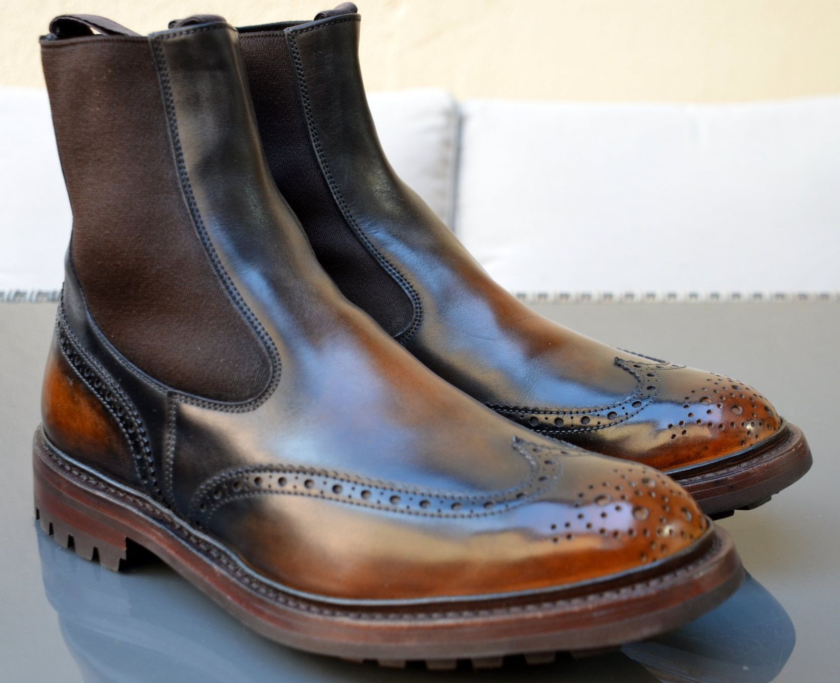 Scarpe da uomo: Tricker's Boots / bottes .10 / 44 – Usato da Collonges venduto da Auganien 3
