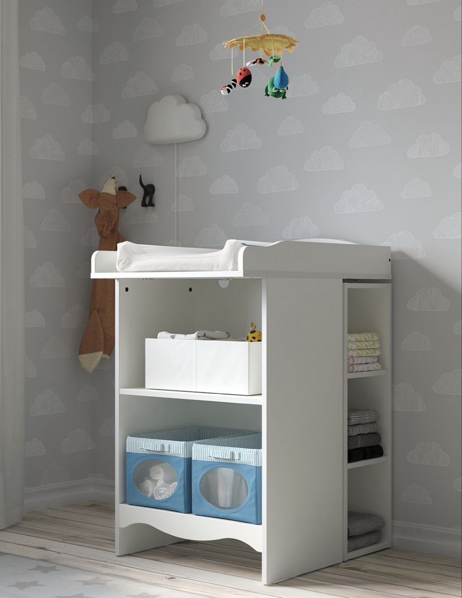 Ikea Wickeltisch & Zubehör: Smagora changing table and side shelve  – Gebraucht aus Reiden von vic_m6yy 1